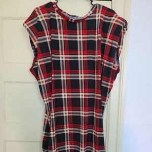 Shein 2xl Bodycon Plaid Dress